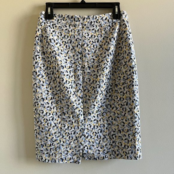 MAEVE Anthropologie Jacquard Leopard Print Pencil - Picture 4 of 6